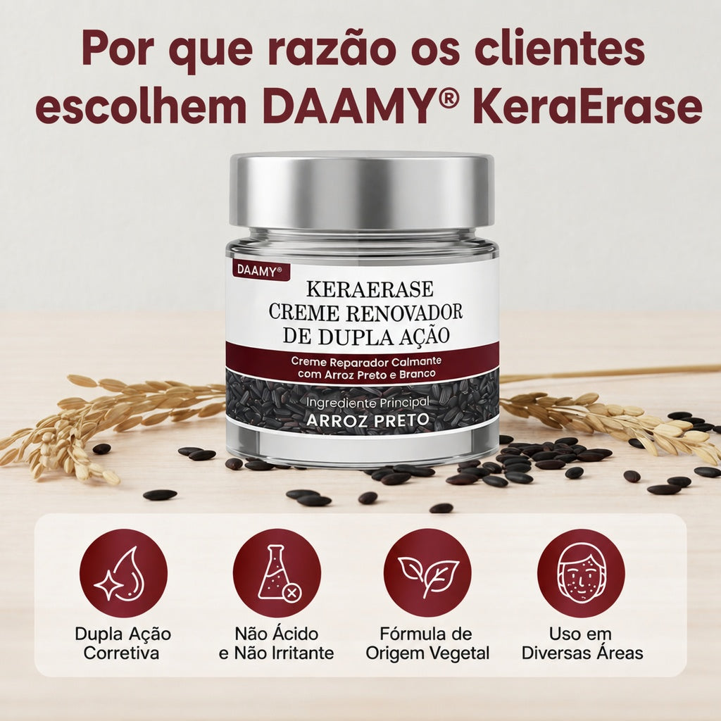 👩‍⚕️🌱𝑫𝑨𝑨𝑴𝒀® KeraErase Creme Renovador de Dupla Ação